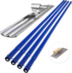 Bull Float Aluminum Magnesium Alloy Concrete Float 48"x8" Round End Board Kit trowel Tool Cement Tools Float Bracket Concrete Tools Finishing With 57" Handle x4 VOYAR