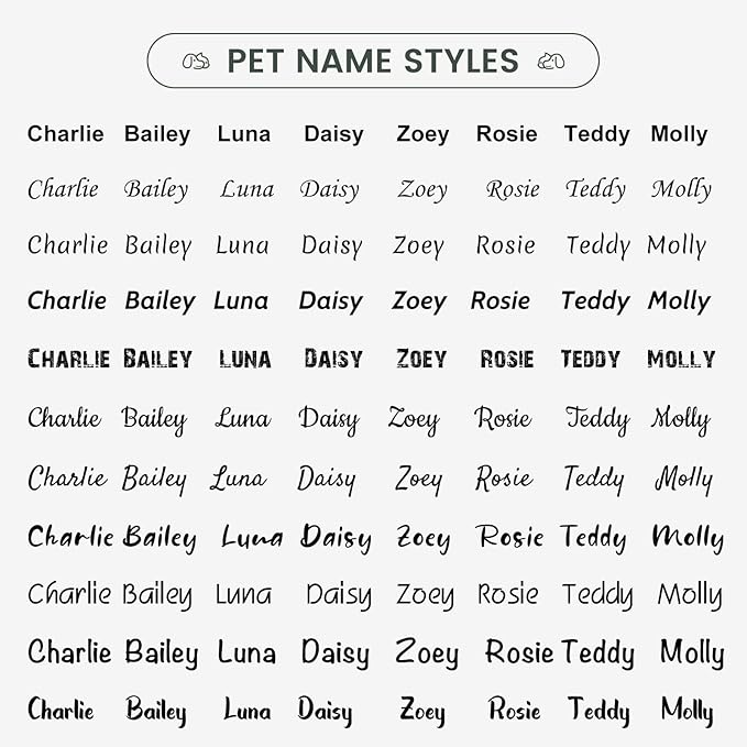 YEHANTI Personalized Dog Tags Engraved for Pets - Stainless Steel Custom Dog Cat Tag with Various Cute and Beautiful Icons, Double Sided Engraved Pet ID Tags Dog Name Tag, Heart