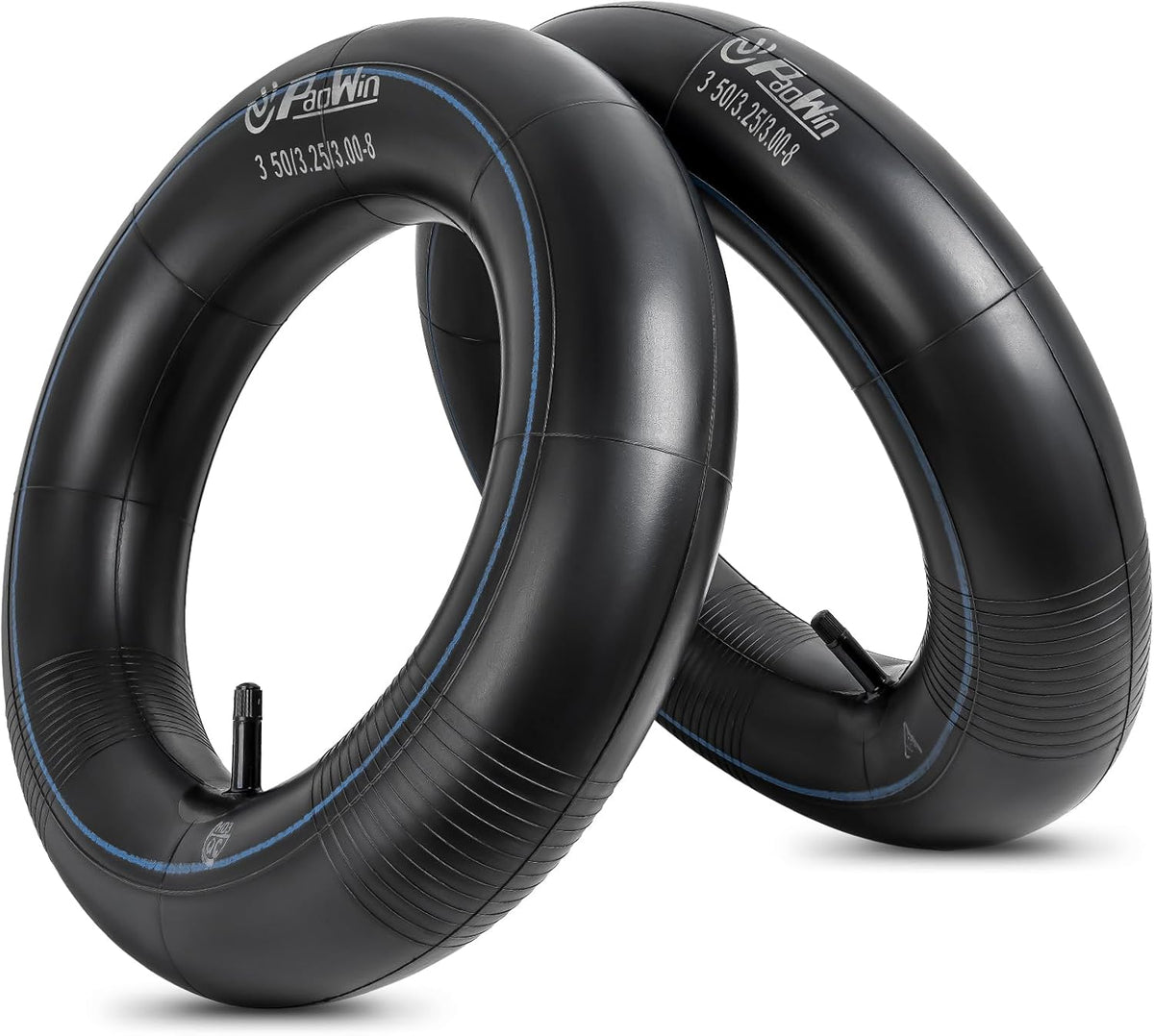 2 PCS 3.50/3.25/3.00-8 Replacement Inner Tubes with TR13 Straight Valve Stem Compatible with Wheelbarrows, Mowers, Hand Trucks and More 3.50-8 3.25-8 3.00-8 Tire Tubes