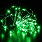 Aogist 12 Pack Fairy Lights 3 Modes 7ft 20 LED Waterproof,Battery Operated Silver Wire Firefly Starry Moon Mini String Lights for Mason Jars Christmas DIY Crafts Wedding Party Bedroom,Green