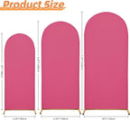 Wedding Arch Cover 6.6FT Arch Backdrop Cover Spandex Fitted Arch Cover for Round Top Chiara Backdrop Stand Covers for Wedding Birthday Party Baby Shower Banquet Ceremony Decoration
