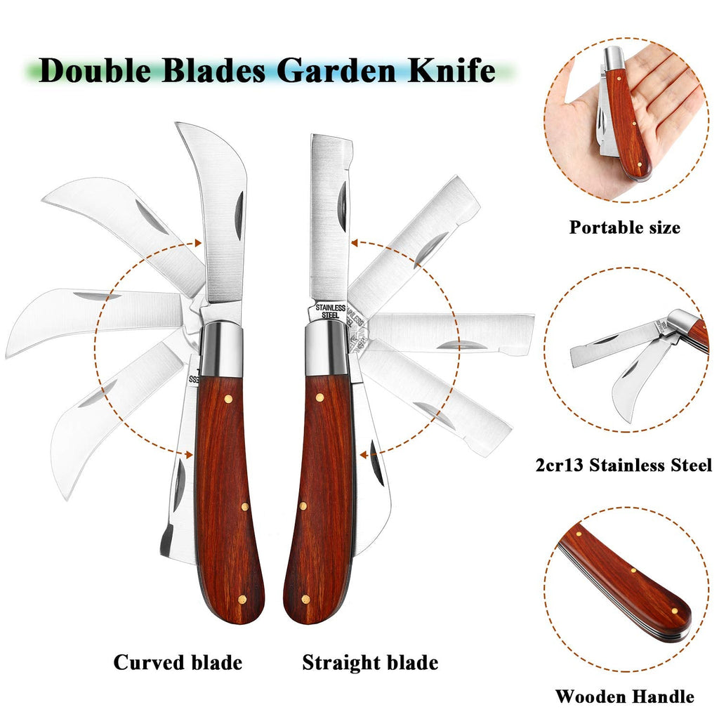 Grafting Knife with 2 Grafting Tape for Pruning Budding Fruit Tree Floral