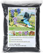 OGORI 25' x 25' Bird Netting Heavy Duty Nylon 3/4" Mesh Garden Netting Protect Fruit Trees, Plants and Vegetables