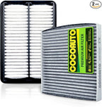 (Hybrid Only) COCOAUTO Cabin Engine Air Filter Kit for CRV 2.0L Hybrid (2023-2025), Accord Hybrid (2023-2025), Civic Hybrid 2025, Replace 172206MAJ01, LX3763 (Not for Gas)