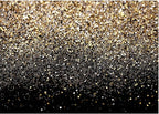 SJOLOON Black and Gold Backdrop Gold Spots Backdrop Vinyl Photography Backdrop Vintage Background for Family Birthday Party Newborn Studio Props 11547(8x6FT)