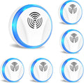 Ultrasonic Pest Control Repeller Indoor Plug in for Rodent Control, Mosquito Repellent, Cockroach Killer, Spider Deterrent, Electronic Mice Repellent (6, White)