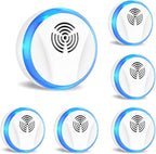 Ultrasonic Pest Control Repeller Indoor Plug in for Rodent Control, Mosquito Repellent, Cockroach Killer, Spider Deterrent, Electronic Mice Repellent (6, White)
