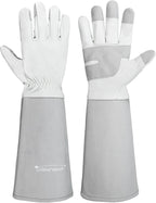 HANDLANDY Long Garden Gloves Thorn Proof for Women & Men, Rose Pruning Gauntlet Gloves, Best Protection Tool for Gardener