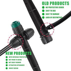 Drip Irrigation Emitters Sprayers for 1/4" Tubing, Adjustable 360 Degree Water Flow Sprayer on 6.5" Arrow Stake for Garden Irrigation System(30Pcs Irrigation Sprayers)