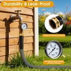 Garden Hose 50 FT, Non-Expanding Water Hose, Ultra-Light & Flexible, Burst-Resistant, Kink-Free, High-Pressure Garden Hose All-Weather Use for Lawns, Gardens, and Outdoor Cleaning