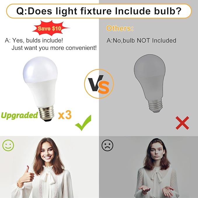 DLLT Flush Mount Ceiling Light: Modern 3-Light Semi Flush Mount Light Fixture - Drum Kitchen Lighting Fixture for Dining Room - Gold Bedroom Ceiling Lamp with Double Shade
