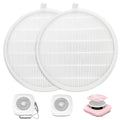 Nail Dust Collector Filter, Replacement Filters Compatible with MelodySusie Nail Dust Collectors Models SPro/XC320J Reusable Dust Filter for Nail Dust Vacuum Machine, Nail Salon, Home Use - 2 pack