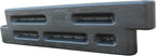 Playsafer Playground Edging Border -12" High Plastic Interlocking Timber for Playgrounds, and Play-Areas - Black - 52" L X 4" W X 12" H (1 Pack)
