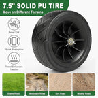VINGLI 4-Wheel Garden Hose Reel Cart with Storage Basket, Portable Residential Hose Reel Cart, Lawn Watering, for Garden Backyard and Farm (Green)