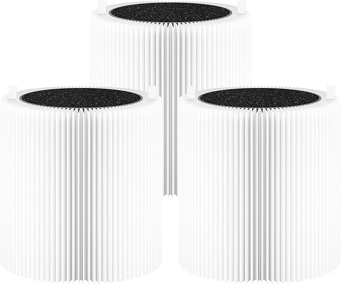 Blue Pure 311 AUTO Filter Replacement for Blue Pure 311 AUTO Air Puri-fier, H13 True HEPA Filter and Activated Carbon Filter Pack of 3 By Improvedhand