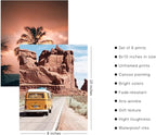 HoozGee Travel Wall Art Prints Seascape Palm Poster Wall Decor Nature Landscape City Coastal Road Scenery Pictures Canvas Photography Photos Home Bedroom Decor (8"x10" UNFRAMED)