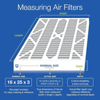 Nordic Pure 16x25x3 (Actual Size: 15 13/16 x 24 5/16 x 3) MERV 12 Plus Carbon Trion Air Bear Cub Replacement Air Filter 1 Pack