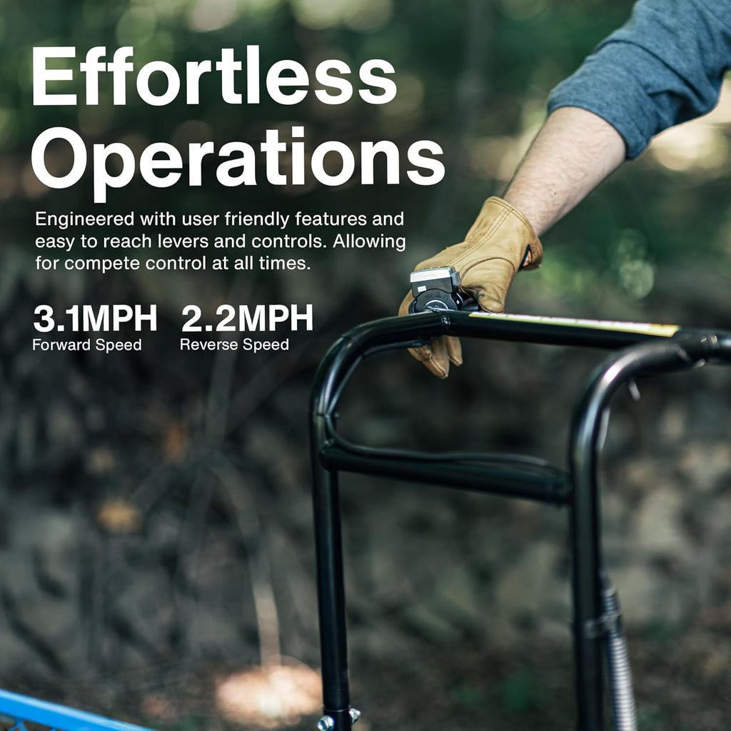 Landworks Utility Service Cart Wheelbarrow Power Wagon, Super Duty Electric 48V DC Li-Ion Battery Powered, 500 lbs Load & 1000+ lbs Hauling Capacity, Farm & Garden Dump with Modular Cargo Bed