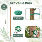 3 Pack Moss Pole, 30 Inch Monstera Plant Support， Moss Poles for Climbing Plants Indoor DIY, Coco Coir Plant Pole Moss Plant Stick Support Stake Kit for Potted Plants, Pothos, Philodendron