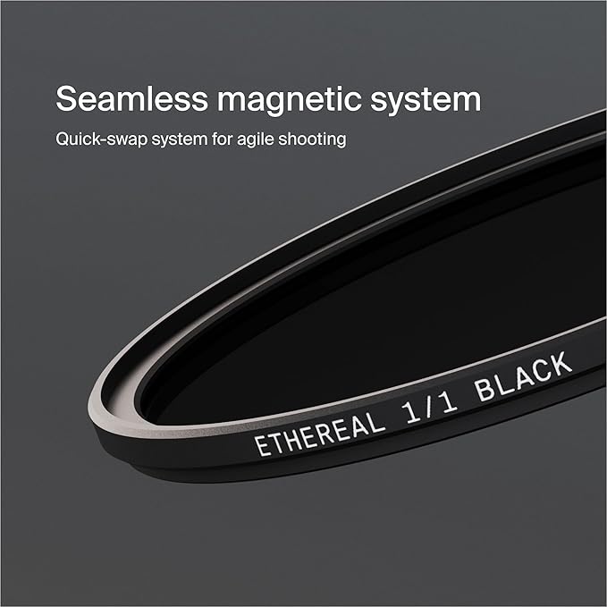 Urth 43mm Magnetic Ethereal Black Mist ¹⁄₁ Diffusion Lens Filter (Plus) — Cinematic Effect, 20-Layer Nano-Coated Light Dispersing Particles
