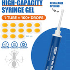 Ant Gel Bait, 3Tubes x 10-Grams, Indoor and Outdoor Use, Killer Gel for Control of Most Major Ant Species, Ready-to-Use Ant Traps for Home & Outdoor