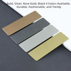 2pcs Stainless Steel Black Custom Name Tags with Pin or Magnet Adhesive Tape,Personalized Name Tags,Custom Metal Name Tag for Employee,Workers,Cops,Nurses,Doctors,Teachers(Black x 2)