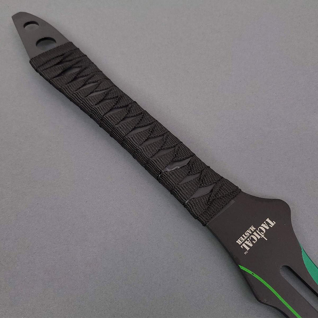 27" Fantasy Machete. Fixed Blade Knife. 440 Stainless Steel Blade. For Collection, Gift, Camping, Outdoor Sports (Green)