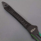 27" Fantasy Machete. Fixed Blade Knife. 440 Stainless Steel Blade. For Collection, Gift, Camping, Outdoor Sports (Green)