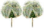 TWOWYHI 2Pack Garden Netting 8.2X8.2 Feet Large Fruit Tree Netting with Zipper and Drawstring Insect Bird Cover for Fruits Vegetables Tree Garden Protection