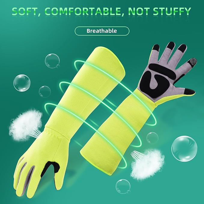 3-in-1 Gloves for Gardening, Farming & Cleaning, Stab-Proof, Anti-Slip, Wear-Resistant, Comfort, Breathable, Durable