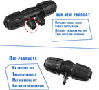 1/2 Inch to 1/4 Inch Tubing Irrigation Fittings for (1/2'' ID x 0.60''-0.63'' OD) 16mm Drip Tubing,Locked Barbed Tee Connectors (20 Pcs Barbed Tee 4-Way)