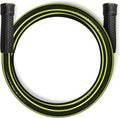 Worth Leader Short Garden Hose 5/8 in. x 4 ft. -No Kink, Flexible, Leakproof, Both Female Fittings -Heavy Duty Durable PVC Lightweight Water Pipe with Brass Aluminum Ends for Household & Yard Use