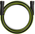 Worth Leader Short Garden Hose 5/8 in. x 4 ft. -No Kink, Flexible, Leakproof, Both Female Fittings -Heavy Duty Durable PVC Lightweight Water Pipe with Brass Aluminum Ends for Household & Yard Use