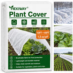 HEKIWAY 10 FT x 40 FT Frost Cloth, Plant Covers for Freeze Protection