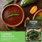Mexican Serrano Pepper Seeds for Planting | Fresh Hot Chili & Green Hot Pepper Seeds – Heirloom Non-GMO Variety for Sauce, Salsa & Pickling – Survival Garden Seeds (5 Packs)