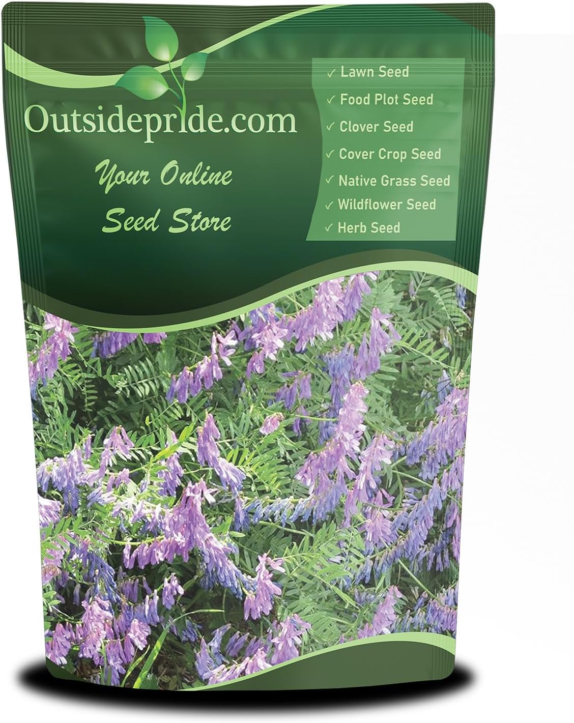 Outsidepride Hairy Vetch Cover Crop Seeds - 10 Lbs Cold Tolerant, Winter Hardy - Ideal for Soil Improvement, Green Pasture, Hay & Livestock Forage - Pollinator Friendly Garden Seeds, Ground Cover