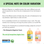 Mosquito Magician Hose End Sprayer with 1 Gallon Liquid Concentrate – Outdoor Mosquito Killer, Flea Yard Spray, Fire Ant Control, Safe for People & Pets, Mosquito Repellent for Lawn, Patio & Plants