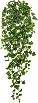Hollyone Artificial Hanging Plants Wall Potted 47.2" Fake Ivy Vine Faux Ivy Leaves Hanging Greenery Plants for Wall Home Bedroom Indoors Outdoors Garden Patio Decor