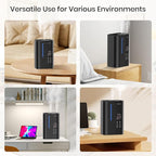 5L Cool Mist Humidifiers for Bedroom Large Room, Top Fill Ultrasonic Smart Air Humidifier for Baby & Plants with Essential Oil Diffuser, 50H Runtime 28 dB Quiet Baby Humidifier