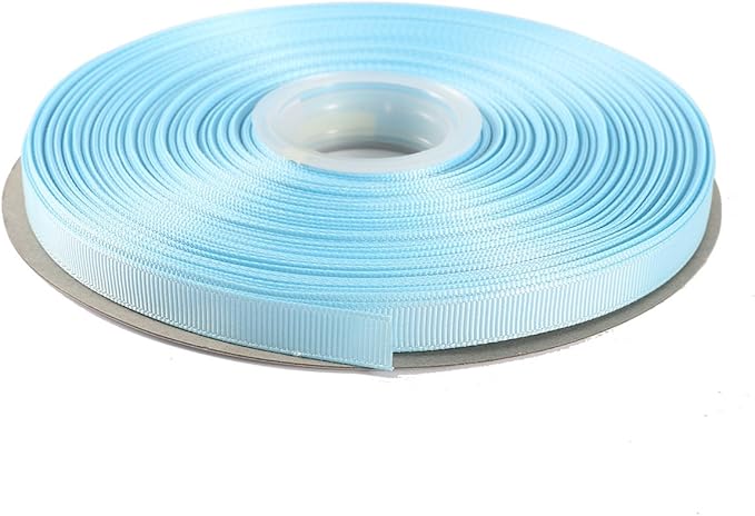 ITIsparkle 3/8" Inch Grosgrain Ribbon 50 Yards-Roll Set for Gift Wrapping Scrap Books Party Favor Hair Braids Baby Shower Decoration Cake Decoration Floral Arrangement Craft Supplies