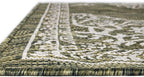 Unique Loom Outdoor Traditional Collection Area Rug - Antique (2' x 8' Runner Green/Ivory)