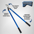 Heavy Duty Loppers for Tree Trimming – 30" Branch Cutter & Pruning Shears with Long Handle | Lightweight Aluminum Tree Trimmer | Professional-Grade Pruner Made in USA