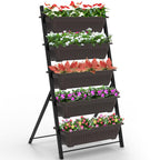 5-Tier Vertical Garden Planter,4.4Ft Planter Box with 5 Container Boxes