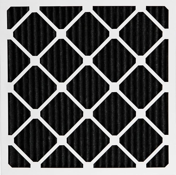 Nordic Pure 18x18x1 (Actual Size: 17 3/4 x 17 3/4 x 3/4) Pure Carbon Pleated Odor Reduction Furnace Air Filters 3 Pack