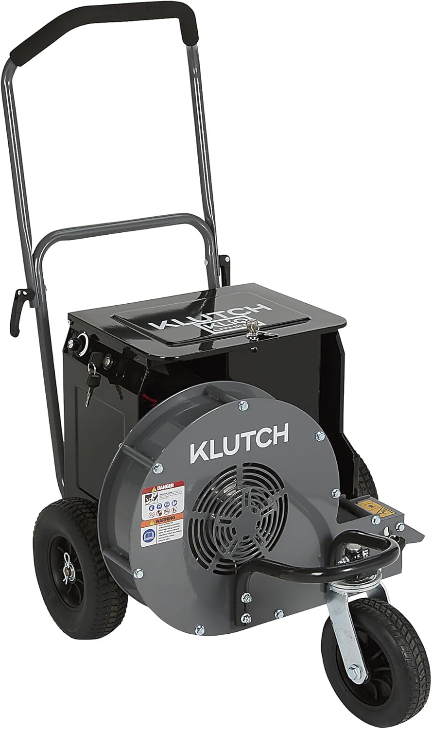 Klutch Walk-Behind Jet Leaf Blower, KLiQ 57.6V, 1271 CFM, Brushless, Battery-Powered, Bare Tool