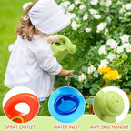 Lunmon 24 Pcs Kids Watering Can Plastic Mini Watering Can Bulk for Child Toddler Flower Garden Sand Beach Toy Garden Tools for Boys Girls End of Year Gifts