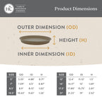 The HC Companies Round Prima Flower Pot Saucers - Plastic Plant Saucer for Outdoors & Indoors - Traditional Plant Pot Trays for Water Drainage -Durable Plant Tray (10.5-inch Sandstone, Pack of 1)