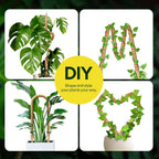 3-Pack 28” Bendable Moss Pole Monstera Plant Support for Climbing Indoors Plants, Coir Moss Poles Sticks DIY, Plant Support Stake for Potted Plants