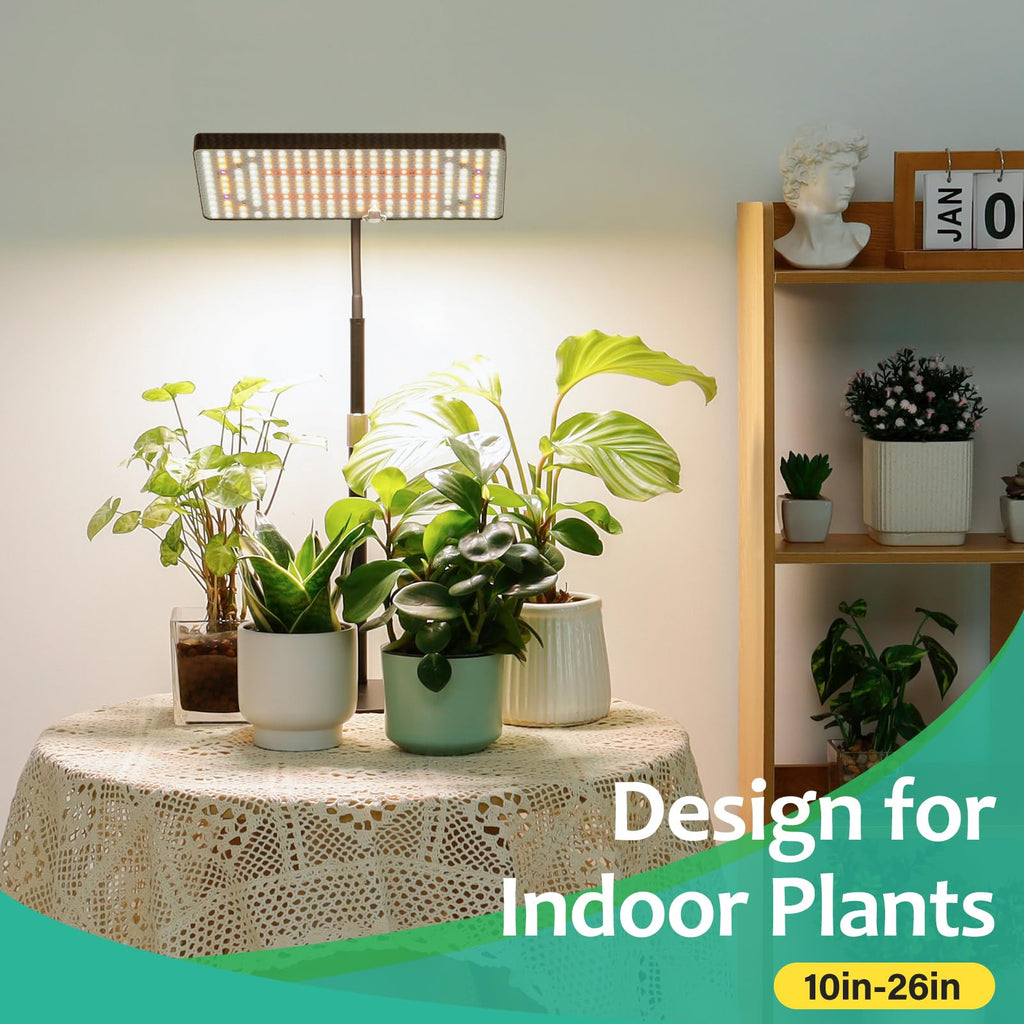 LBW Desk Grow Light, 214 LEDs Full Spectrum Plant Light for Indoor Plants