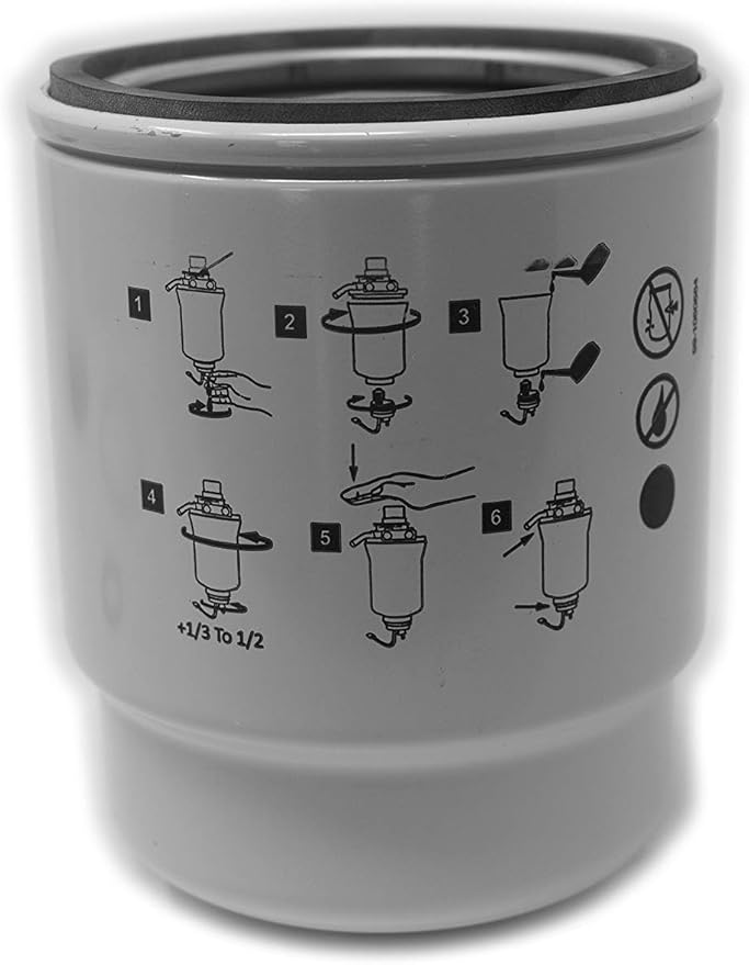 Kit for Dodge Ram 6.7L Diesel Cummins Fuel Filter & Fuel/Water Seperator Set Wix WF10112 & WF10255NP for 2013-2018 Models 2500/3500/4500/5500